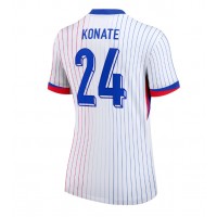 France Ibrahima Konate #24 Replica Away Shirt Ladies Euro 2024 Short Sleeve